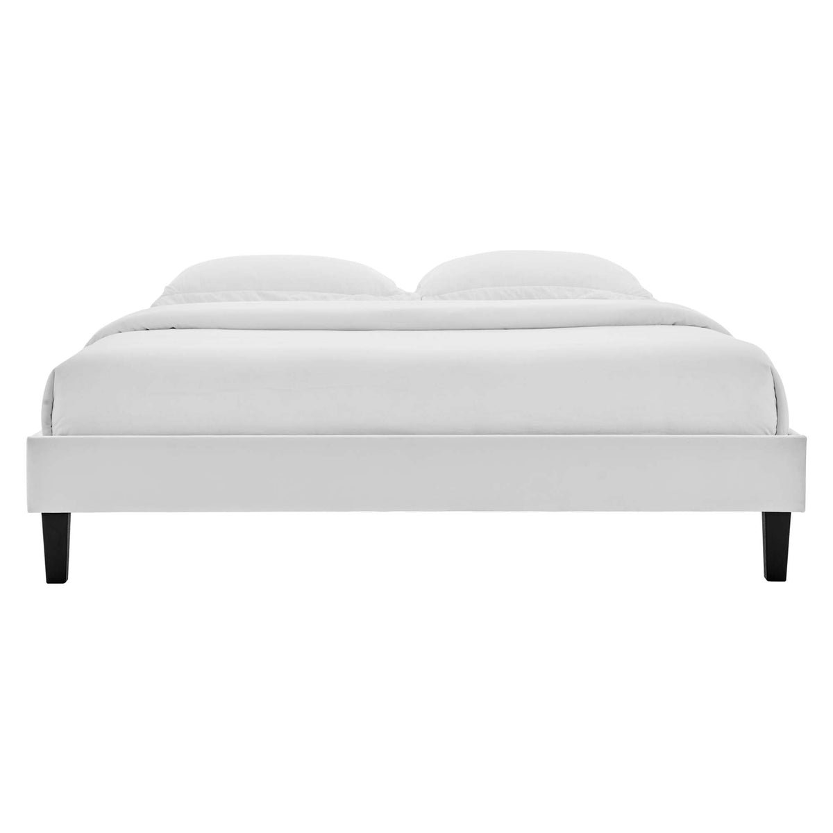 Reign Performance Velvet Platform Bed Frame by Modway, photo 3 of 44