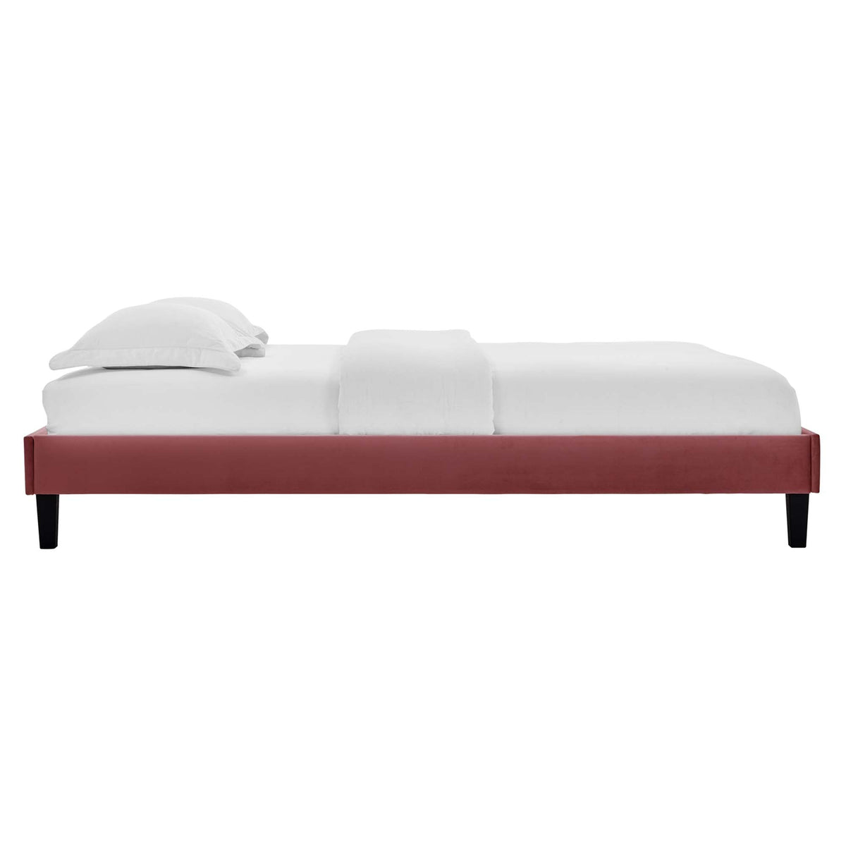 Reign Performance Velvet Platform Bed Frame by Modway, photo 22 of 44