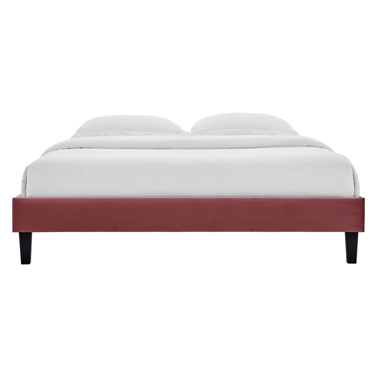 Reign Performance Velvet Platform Bed Frame by Modway, photo 23 of 44