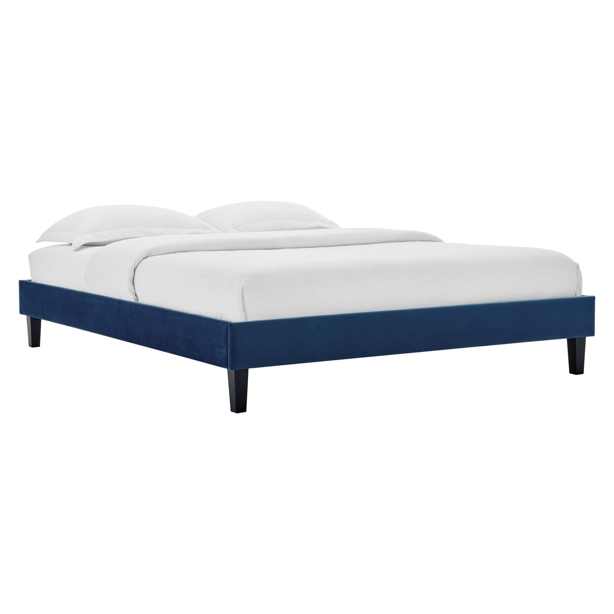 Reign Performance Velvet Platform Bed Frame by Modway, photo 43 of 44