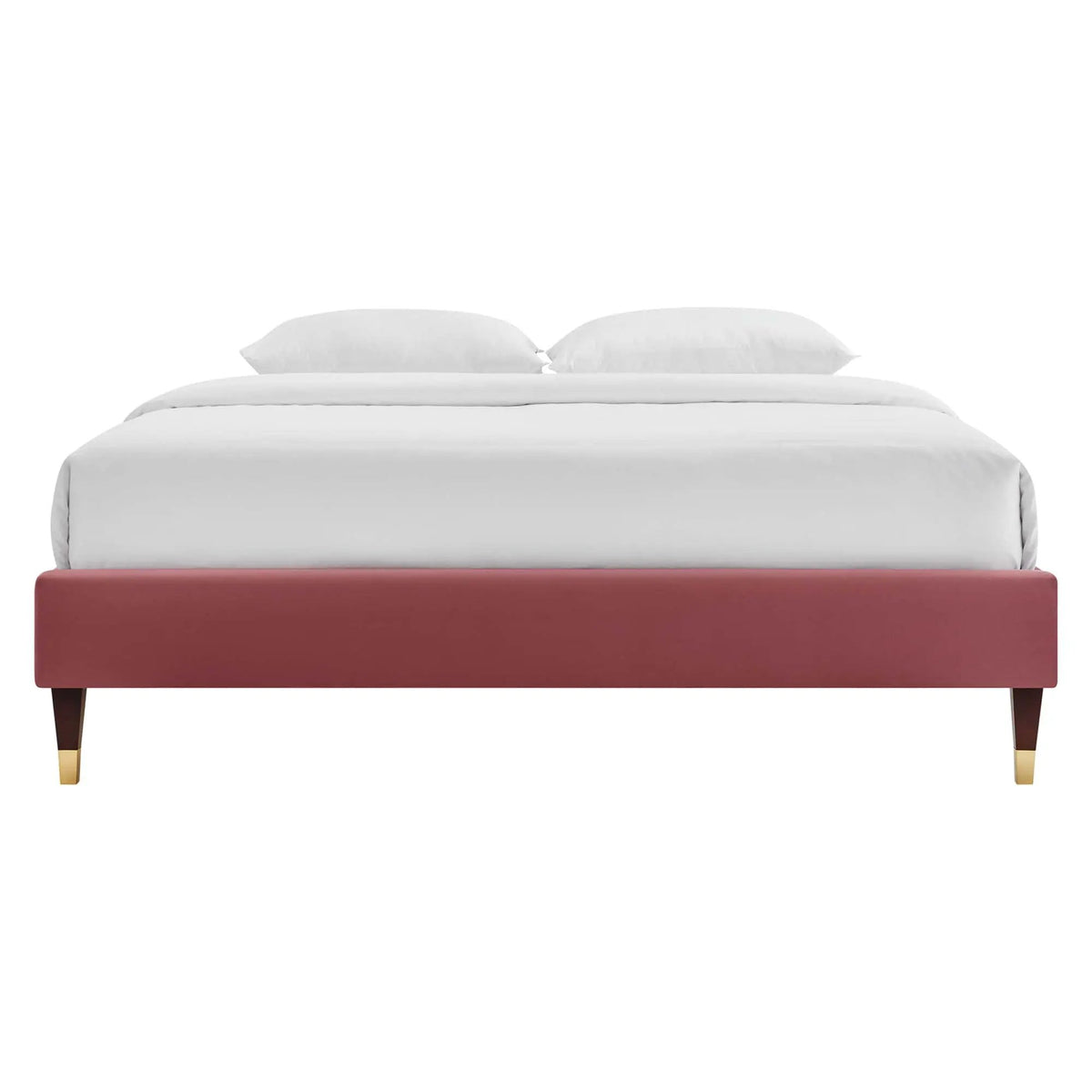 Harlow Performance Velvet Queen Platform Bed Frame by Modway by HouseOfZazla
