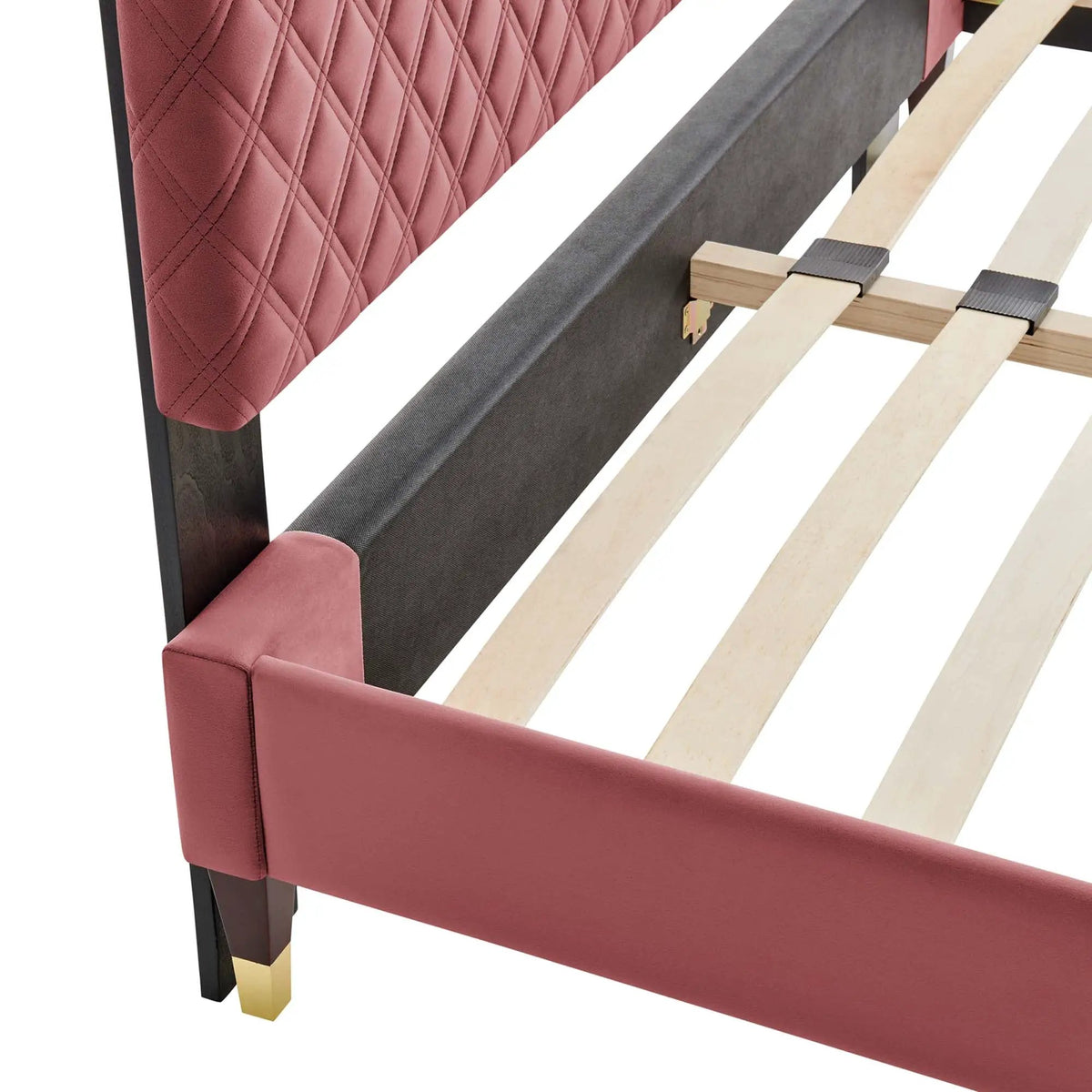 Harlow Performance Velvet Queen Platform Bed Frame by Modway by HouseOfZazla