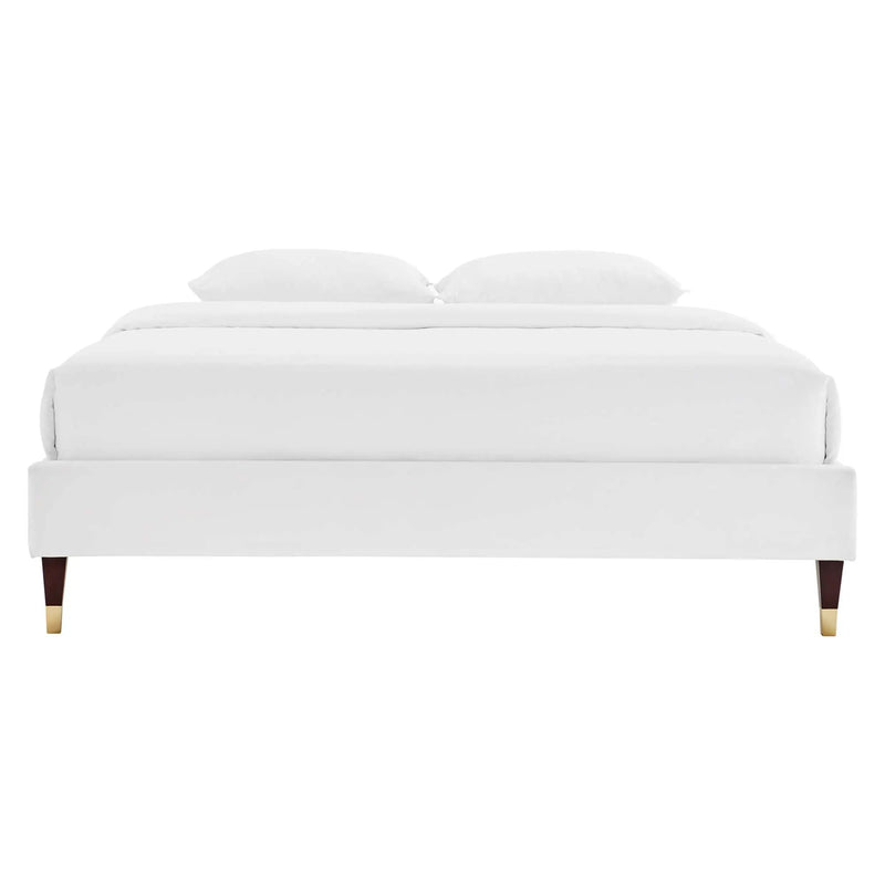 Harlow Performance Velvet Queen Platform Bed Frame by Modway by HouseOfZazla