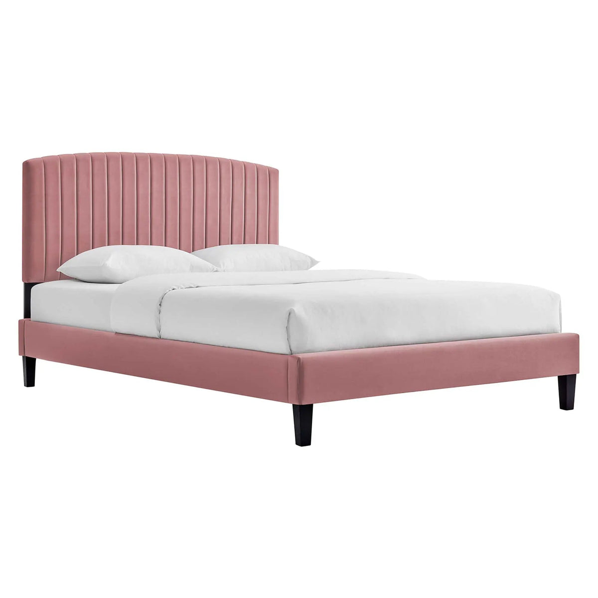 Alessi Performance Velvet Queen Platform Bed by Modway by HouseOfZazla