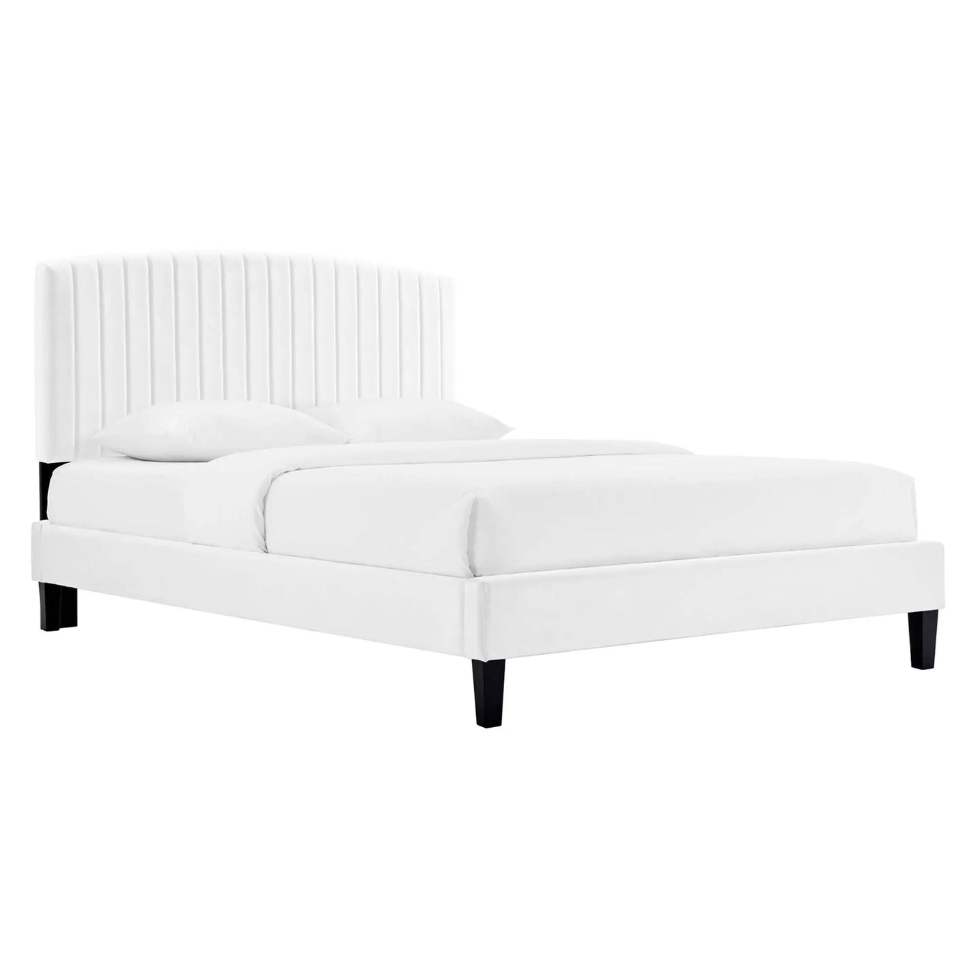 Alessi Performance Velvet Queen Platform Bed by Modway by HouseOfZazla