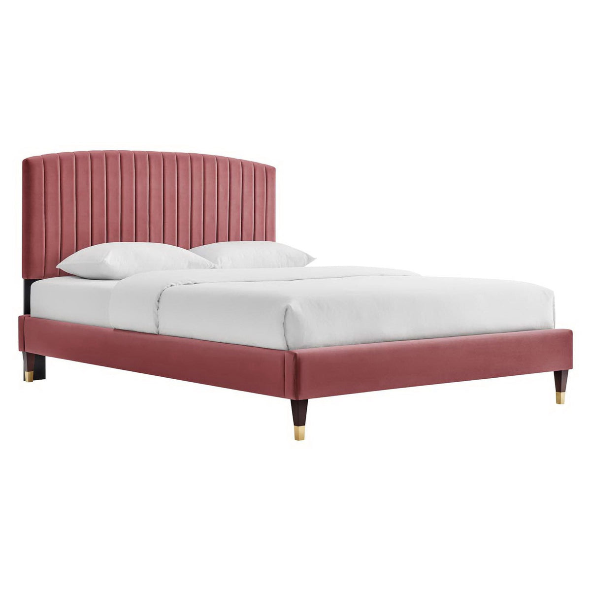 Alessi Performance Velvet Platform Bed by Modway, photo 19 of 28