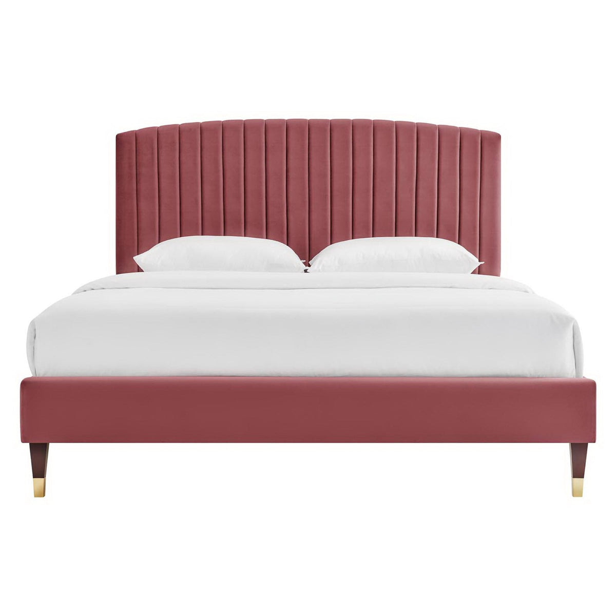 Alessi Performance Velvet Platform Bed by Modway, photo 22 of 28