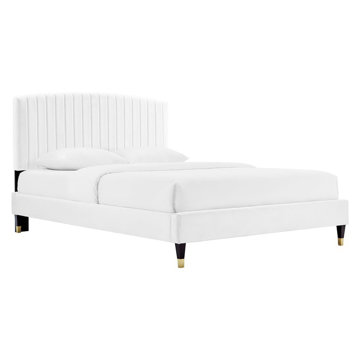 Alessi Performance Velvet Platform Bed by Modway, photo 24 of 28