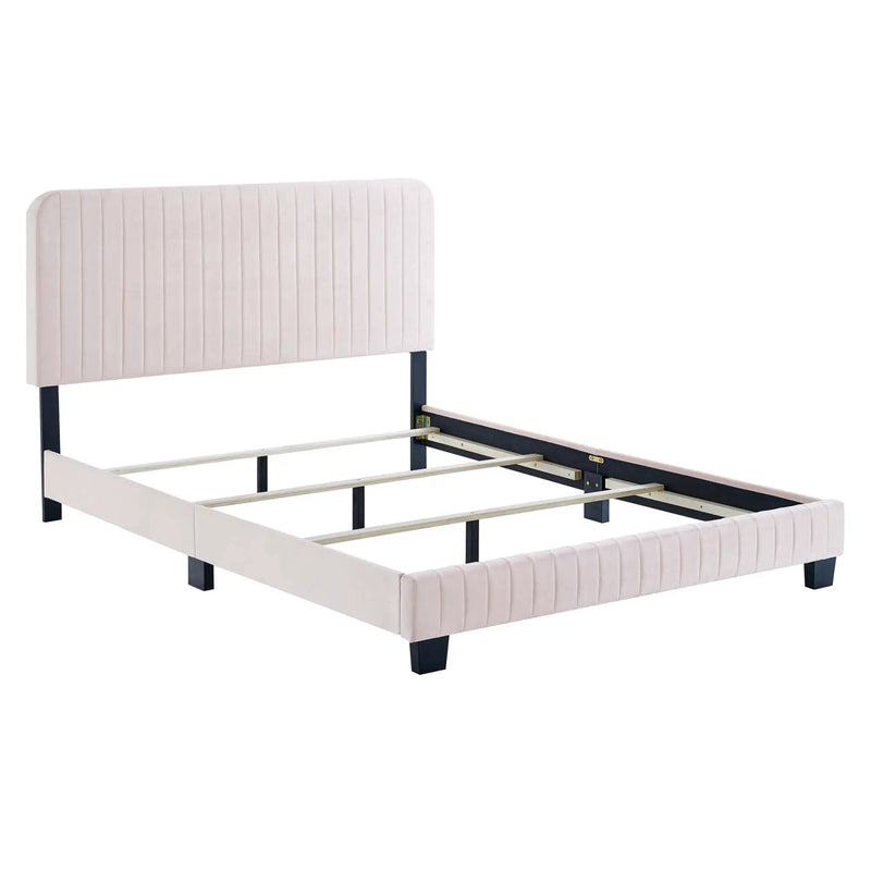 Celine Channel Tufted Performance Velvet Queen Bed by Modway by HouseOfZazla