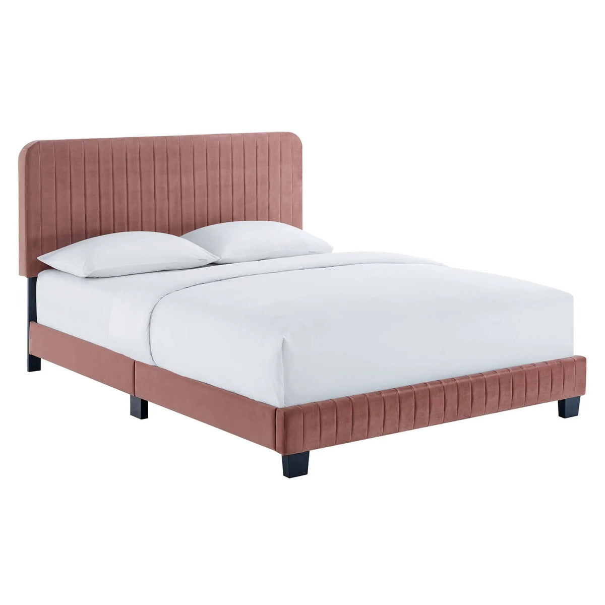 Celine Channel Tufted Performance Velvet Twin Platform Bed by Modway by HouseOfZazla