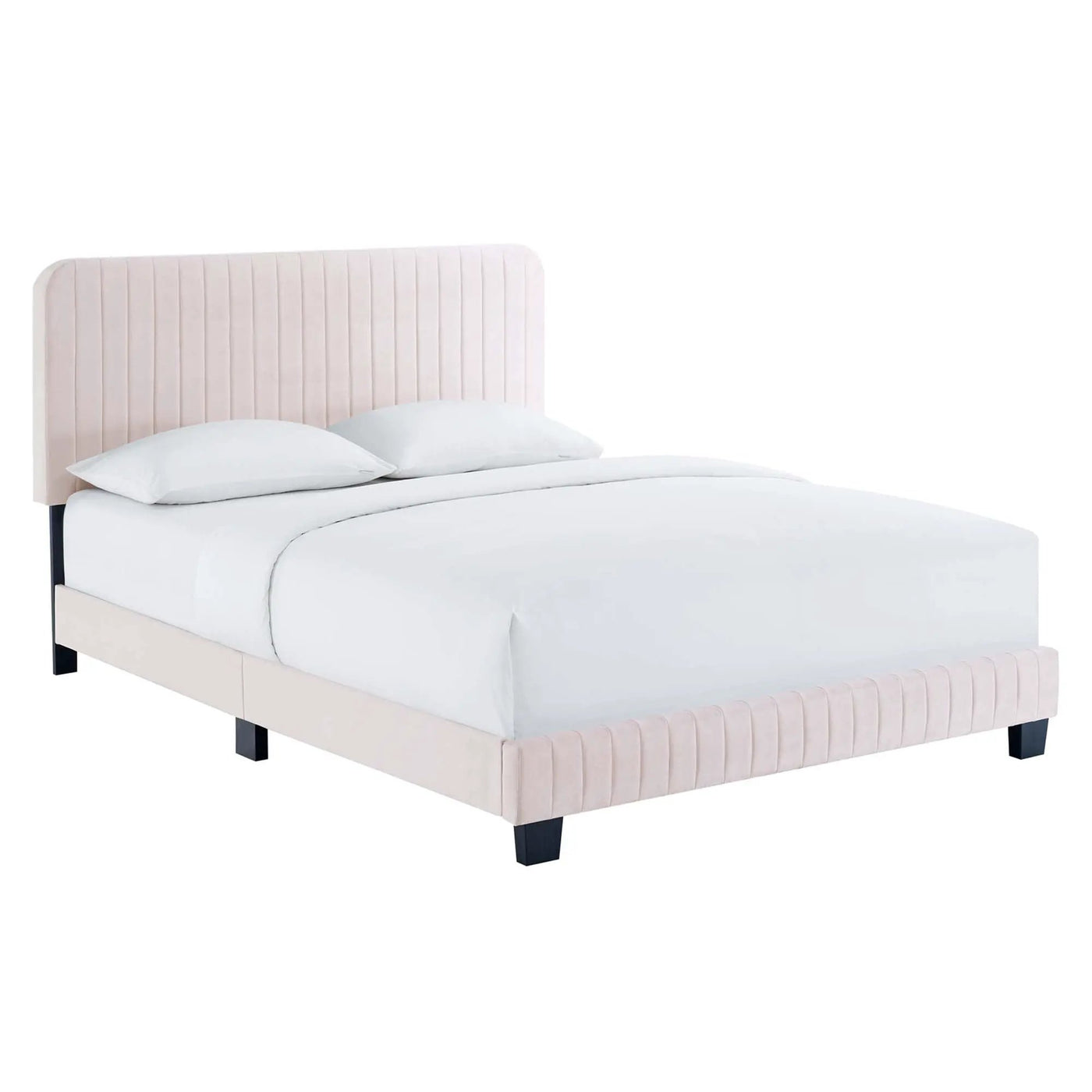 Celine Channel Tufted Performance Velvet Twin Platform Bed by Modway by HouseOfZazla
