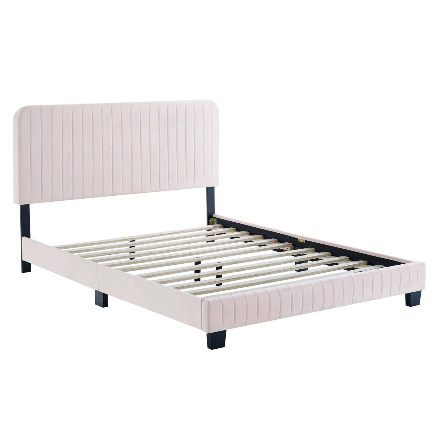 Celine Channel Tufted Performance Velvet Twin Platform Bed by Modway by HouseOfZazla