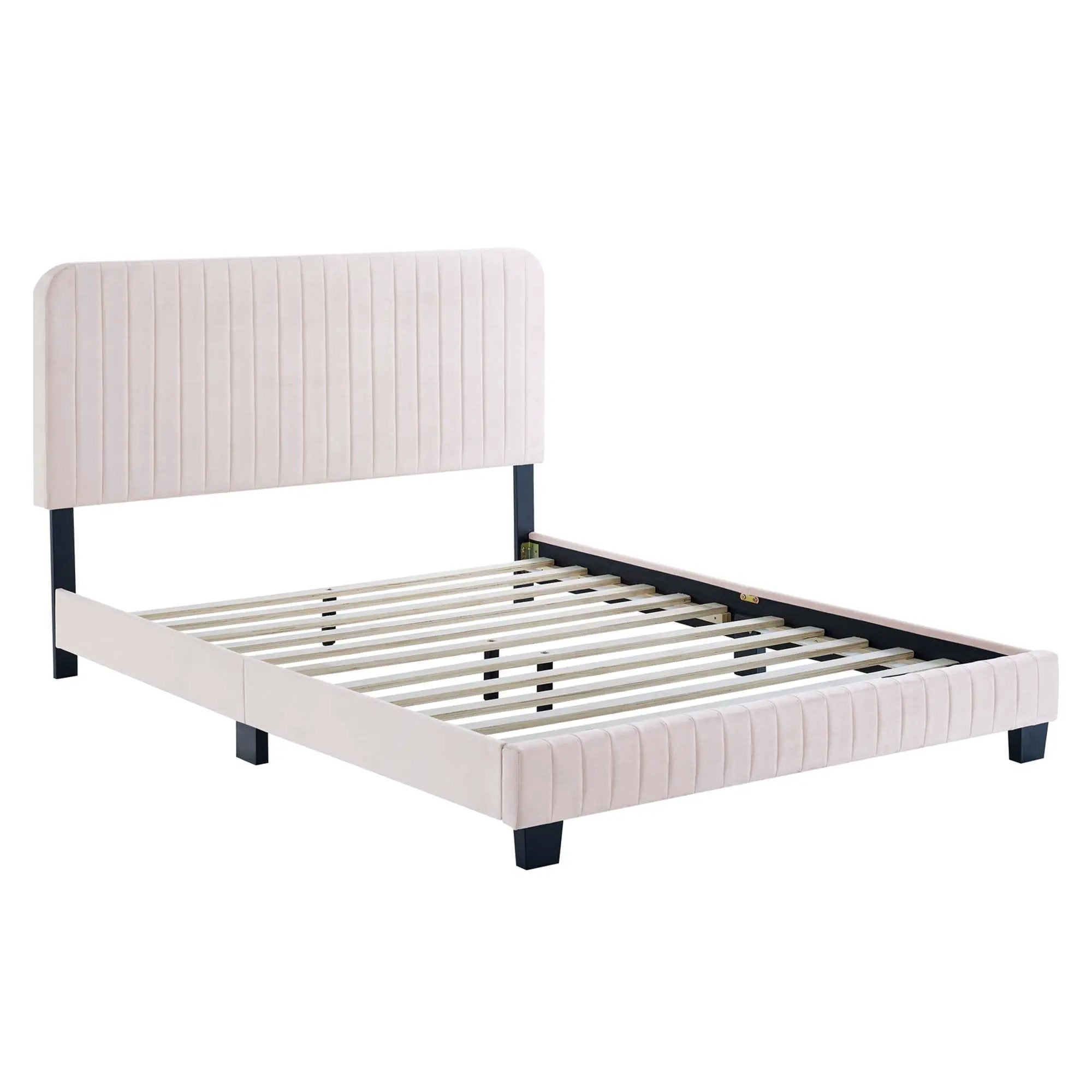 Celine Channel Tufted Performance Velvet Twin Platform Bed by Modway by HouseOfZazla