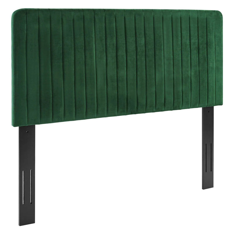Milenna Channel Tufted Performance Velvet Full/Queen Headboard by Modway by HouseOfZazla