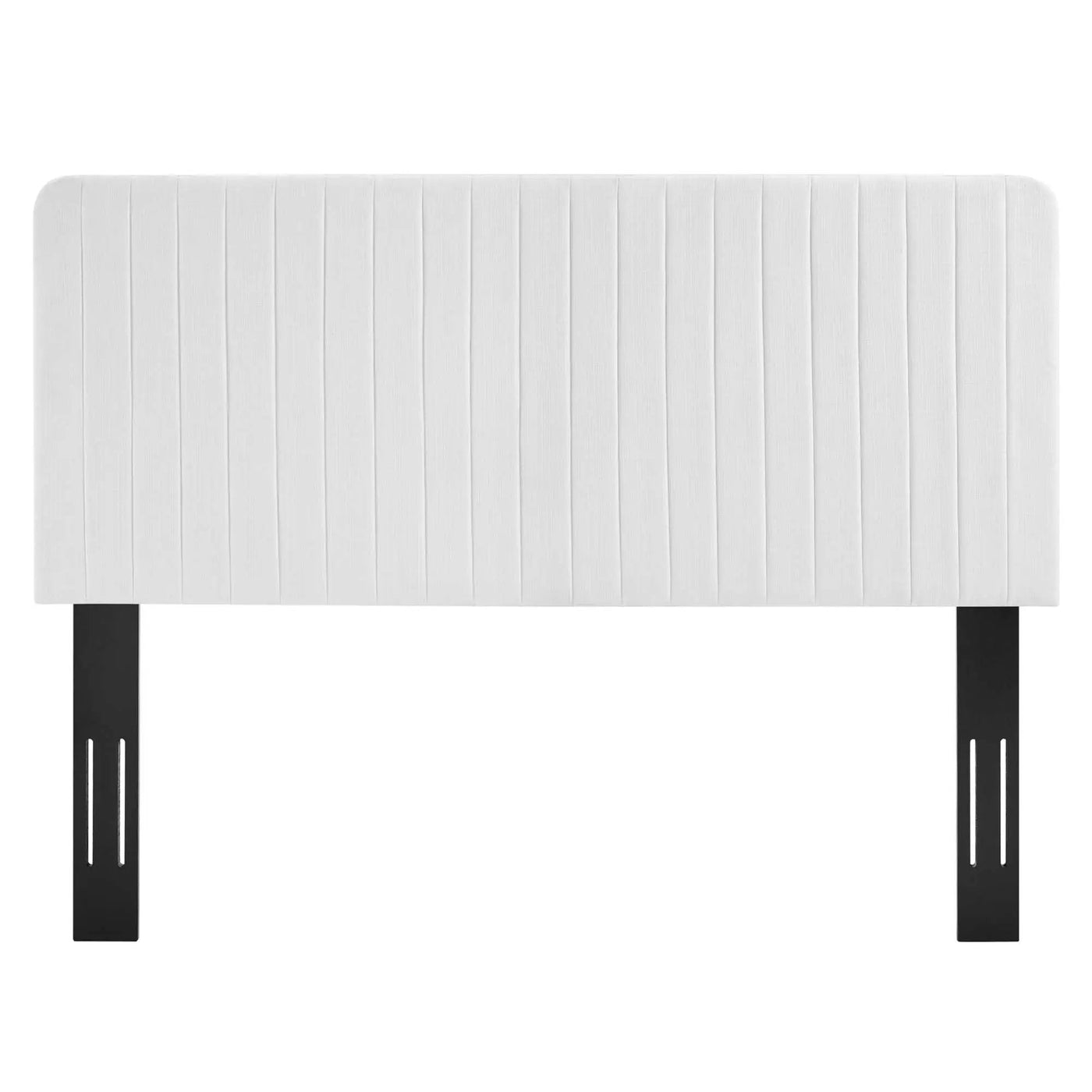 Milenna Channel Tufted Upholstered Fabric Full/Queen Headboard by HouseOfZazla