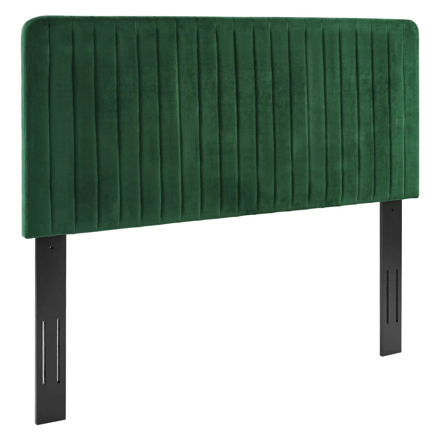 Milenna Channel Tufted Performance Velvet King/California King Headboard by HouseOfZazla