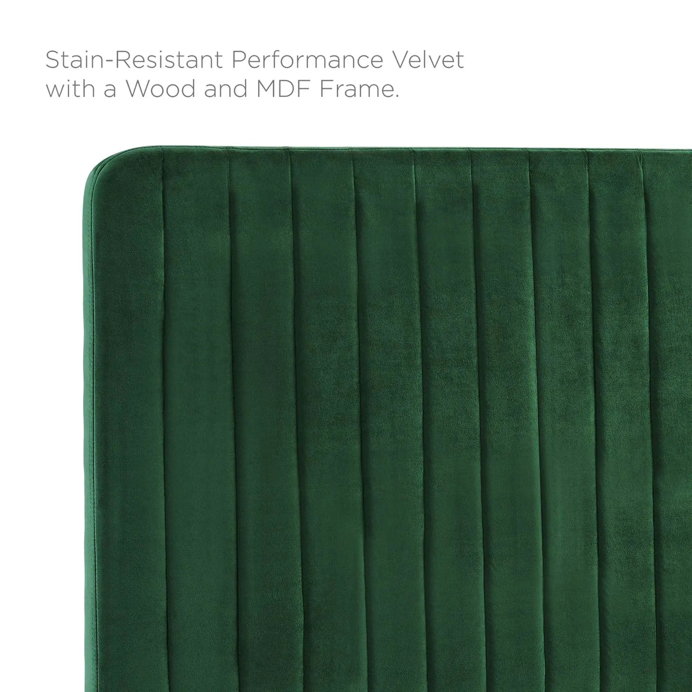 Milenna Channel Tufted Performance Velvet King/California King Headboard by HouseOfZazla
