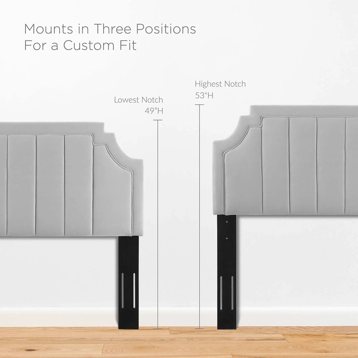 Alyona Channel Tufted Performance Velvet Twin Headboard by Modway by HouseOfZazla