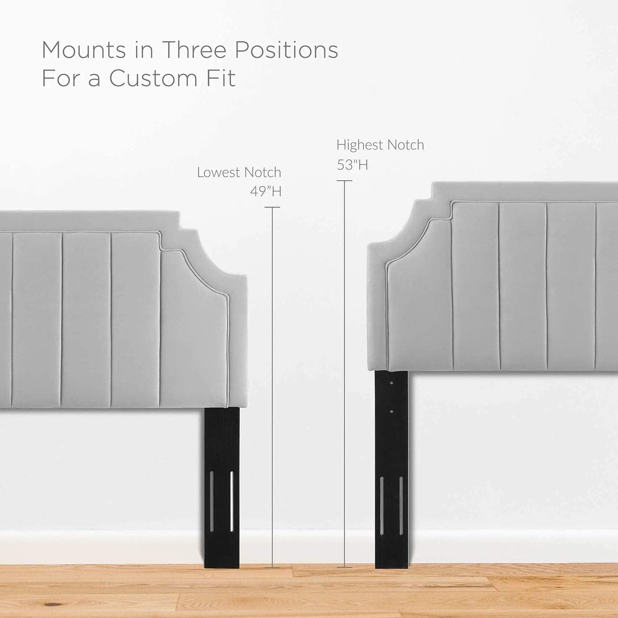 Alyona Channel Tufted Performance Velvet Twin Headboard by Modway by HouseOfZazla