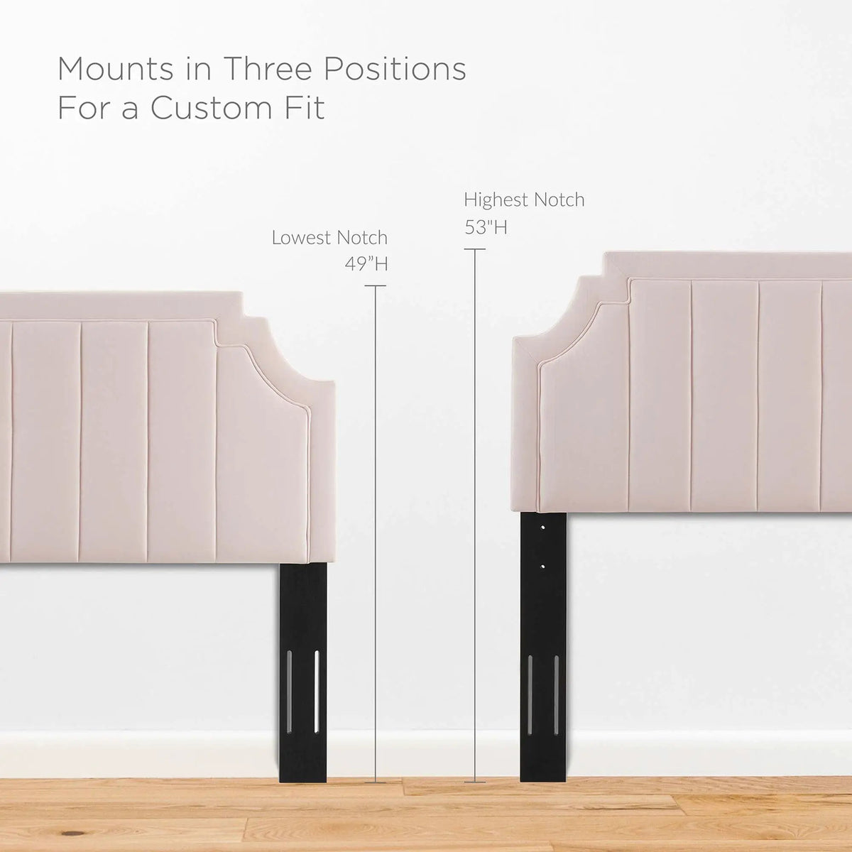 Alyona Channel Tufted Performance Velvet Twin Headboard by Modway by HouseOfZazla