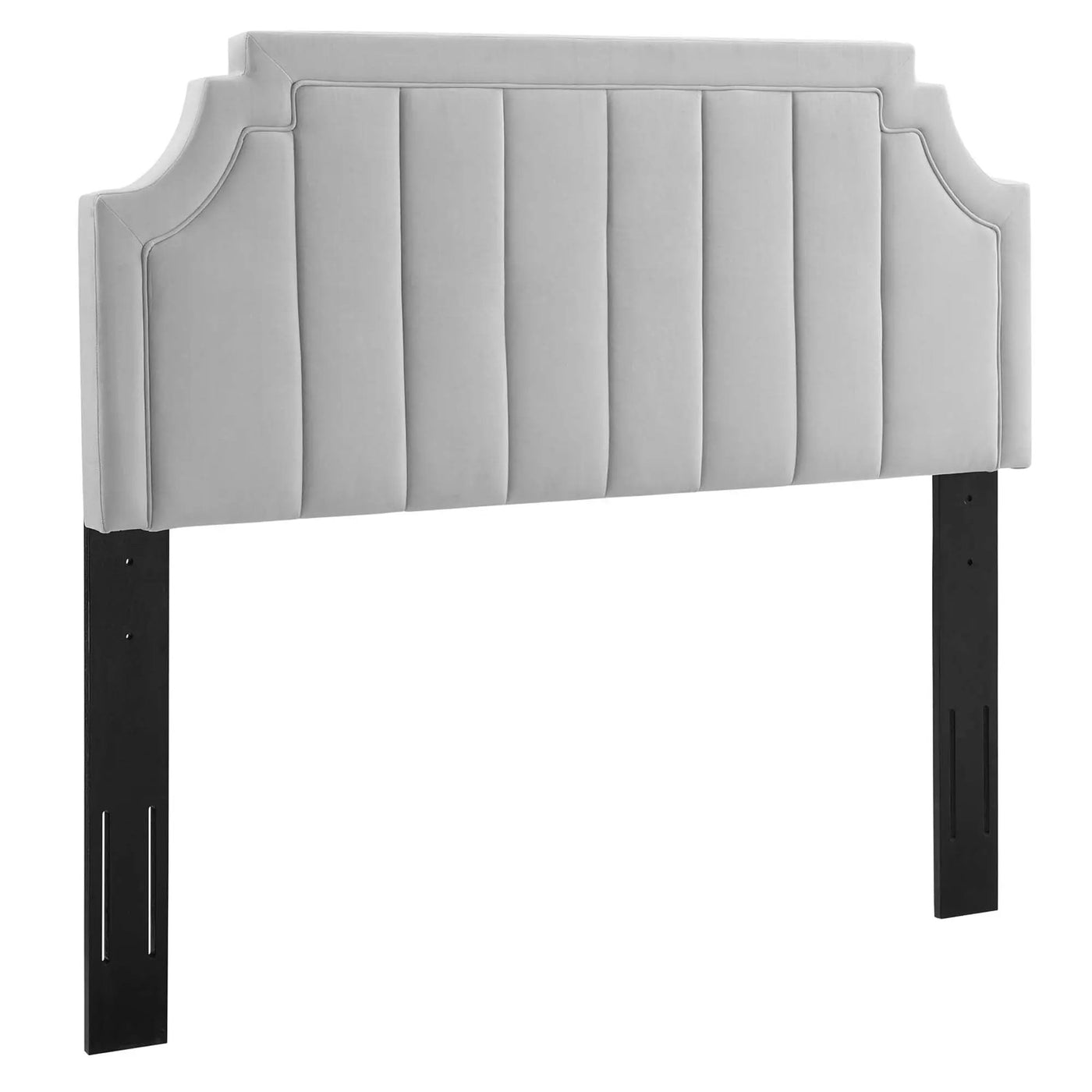 Alyona Channel Tufted Performance Velvet Full/Queen Headboard by HouseOfZazla