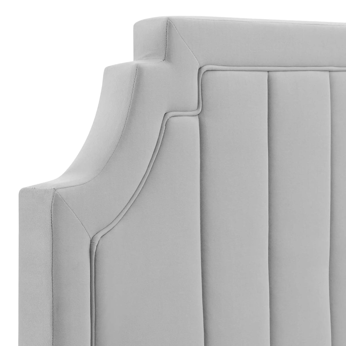 Alyona Channel Tufted Performance Velvet Full/Queen Headboard by HouseOfZazla