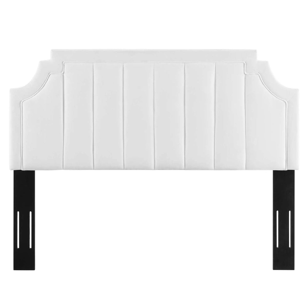 Alyona Channel Tufted Performance Velvet Full/Queen Headboard by HouseOfZazla