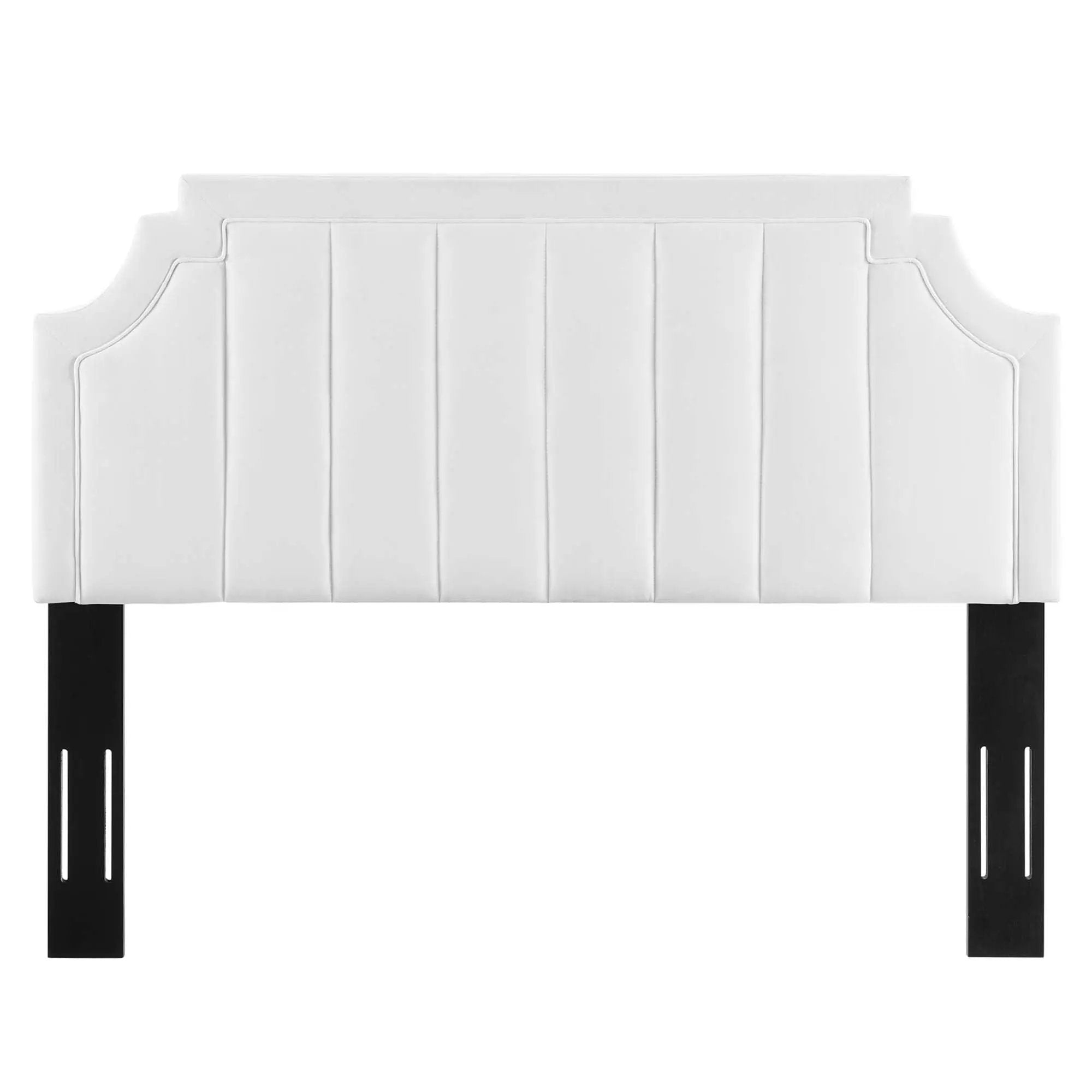 Alyona Channel Tufted Performance Velvet Full/Queen Headboard by HouseOfZazla