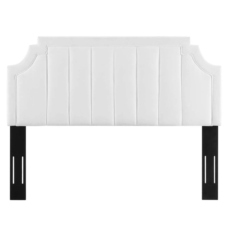 Alyona Channel Tufted Performance Velvet Full/Queen Headboard by HouseOfZazla