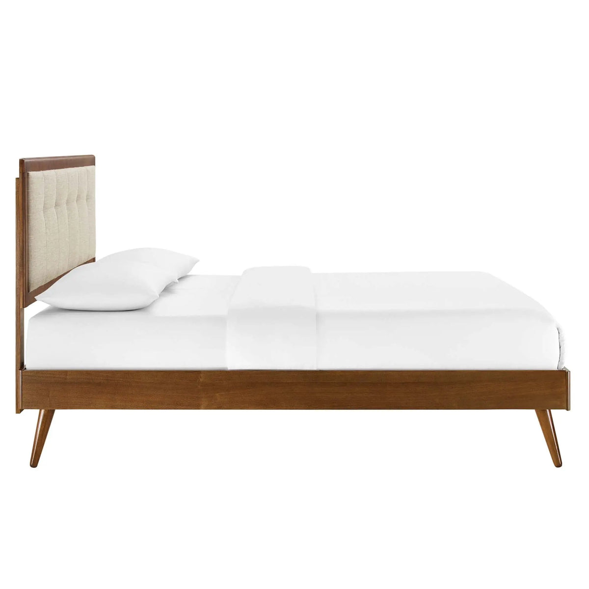 Willow Wood Queen Platform Bed with Splayed Legs by Modway by HouseOfZazla