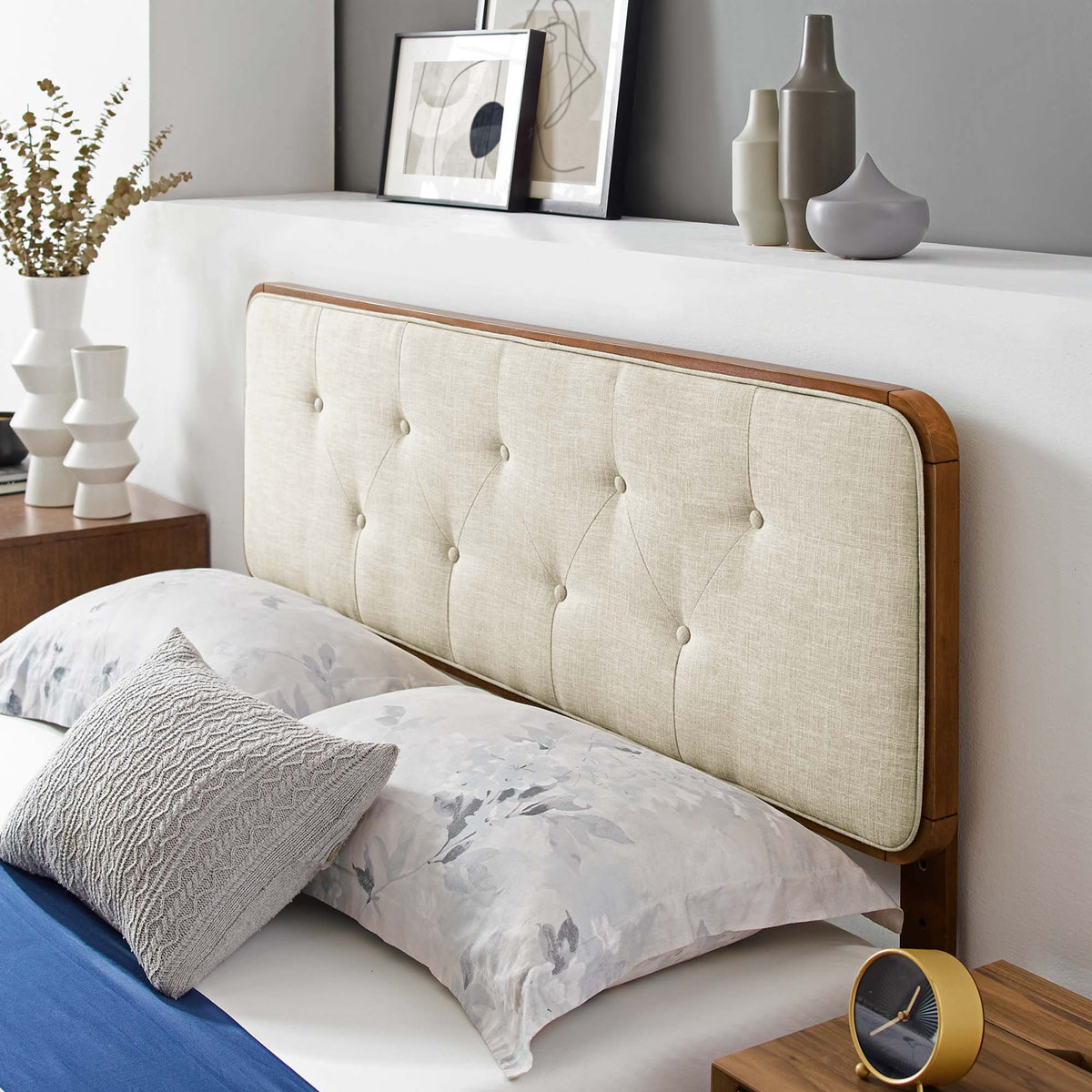 Bridgette Wood Queen Platform Bed With Angular Frame by Modway, photo 12 of 24