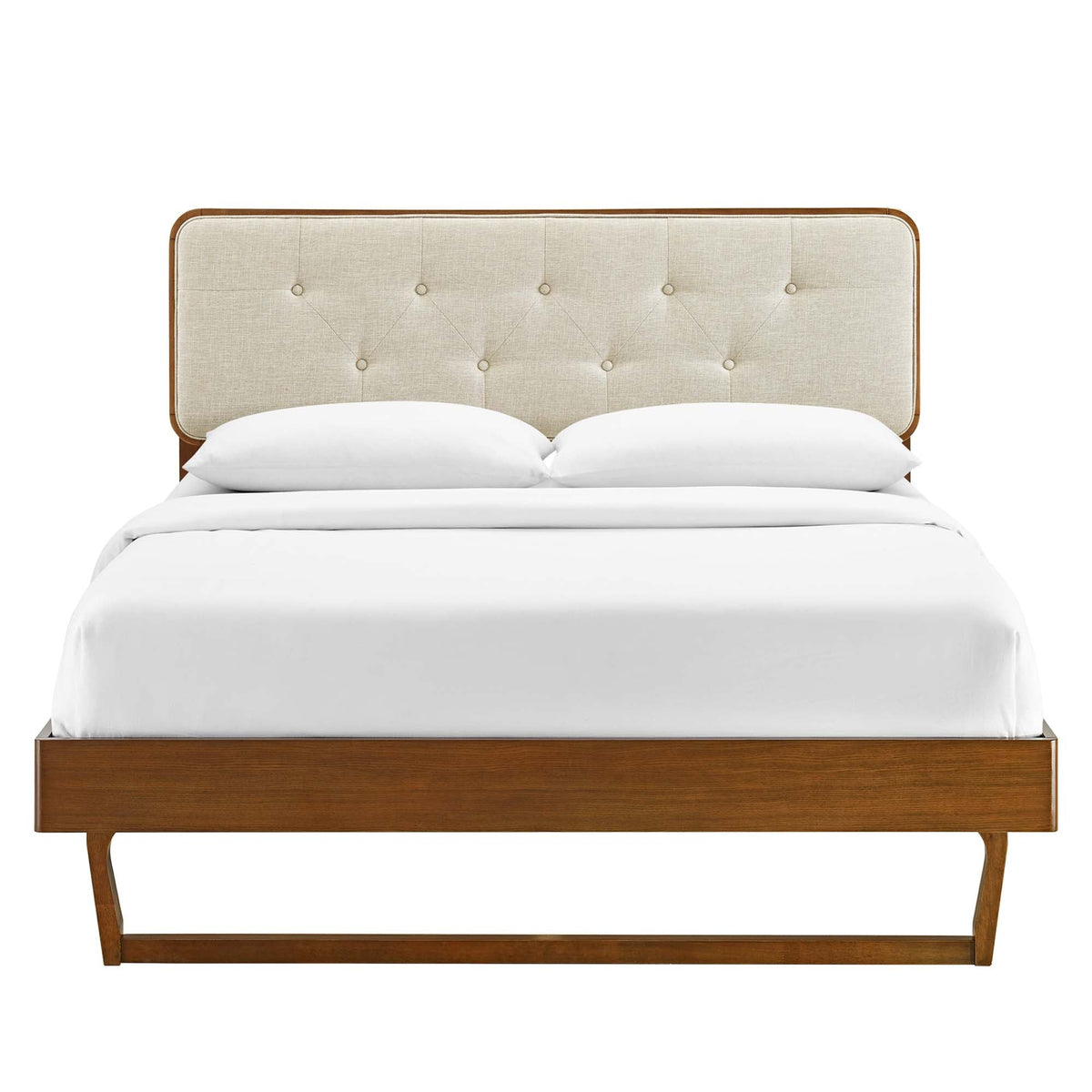 Bridgette Wood Queen Platform Bed With Angular Frame by Modway, photo 6 of 24