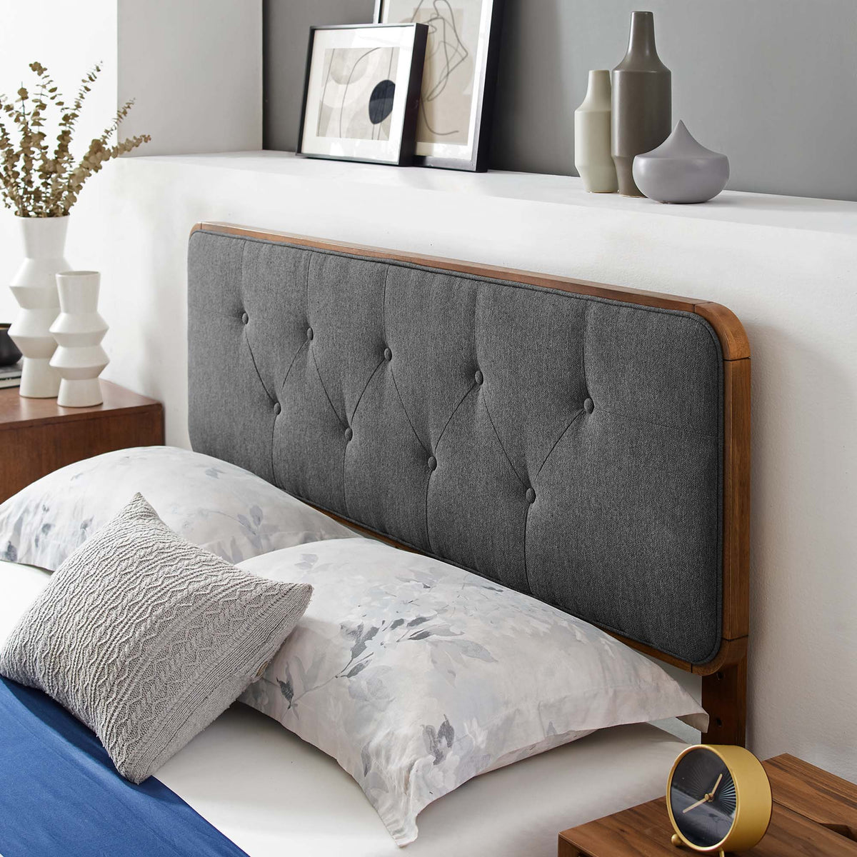 Bridgette Wood Queen Platform Bed With Angular Frame by Modway, photo 24 of 24