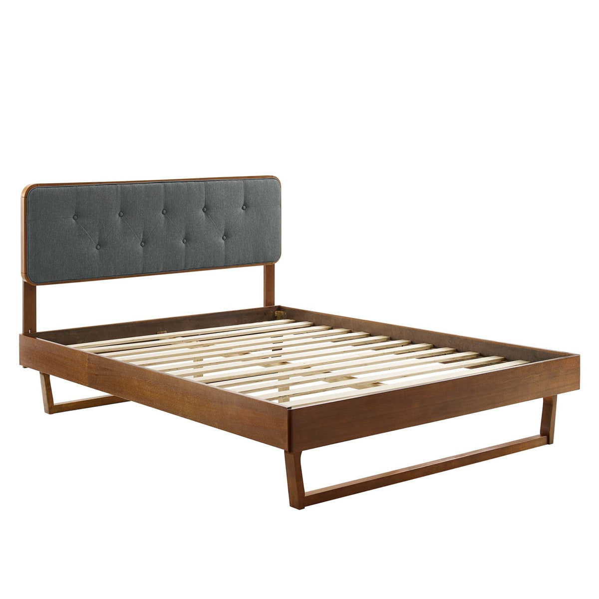 Bridgette Wood Queen Platform Bed With Angular Frame by Modway, photo 16 of 24