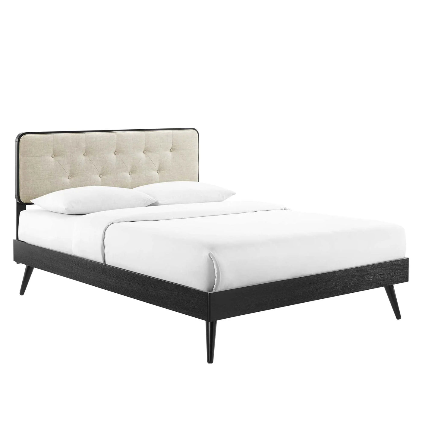 Bridgette Wood Queen Platform Bed with Splayed Legs by Modway by HouseOfZazla