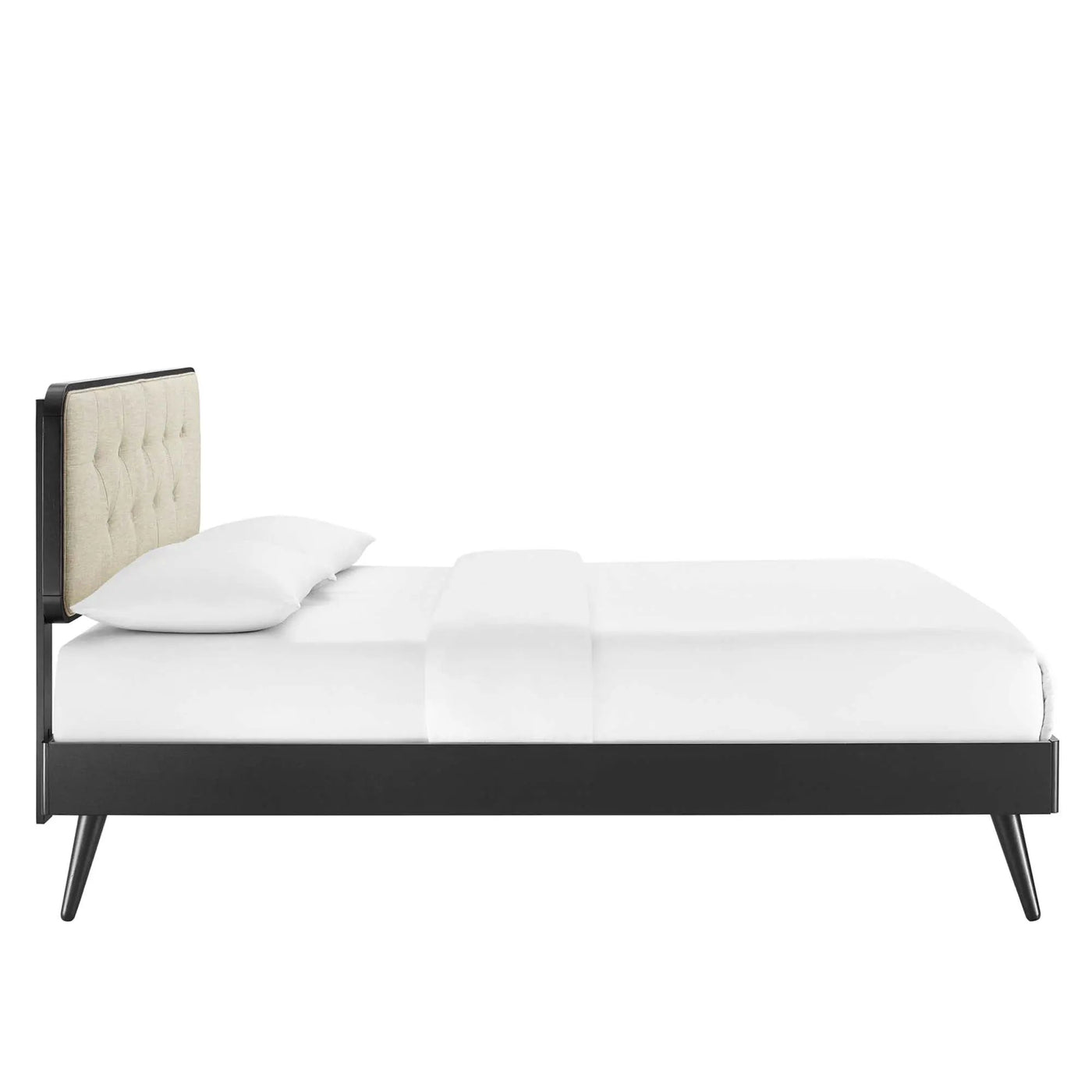 Bridgette Wood Queen Platform Bed with Splayed Legs by Modway by HouseOfZazla