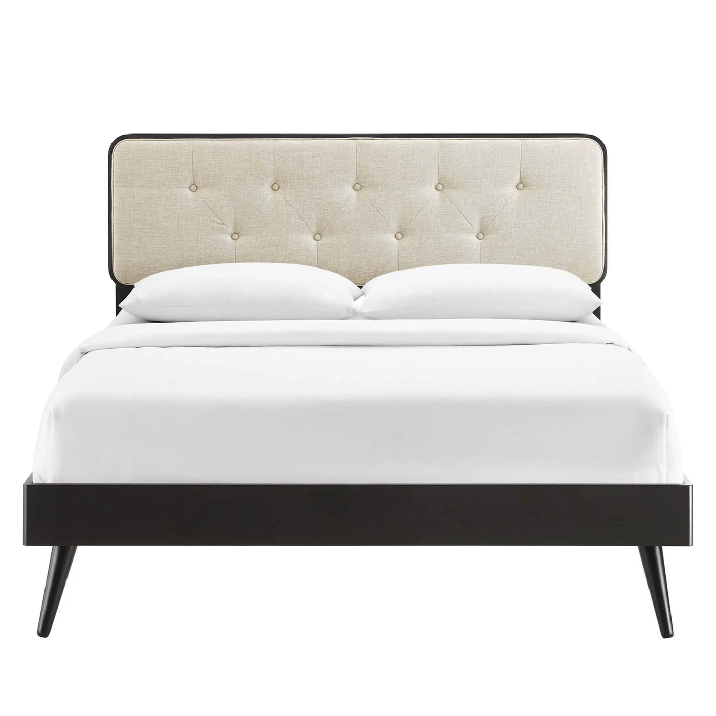 Bridgette Wood Queen Platform Bed with Splayed Legs by Modway by HouseOfZazla