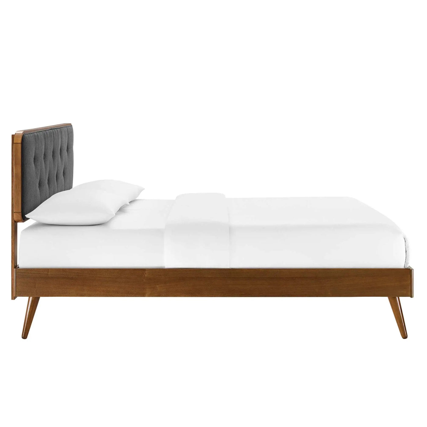 Bridgette Wood Queen Platform Bed with Splayed Legs by Modway by HouseOfZazla