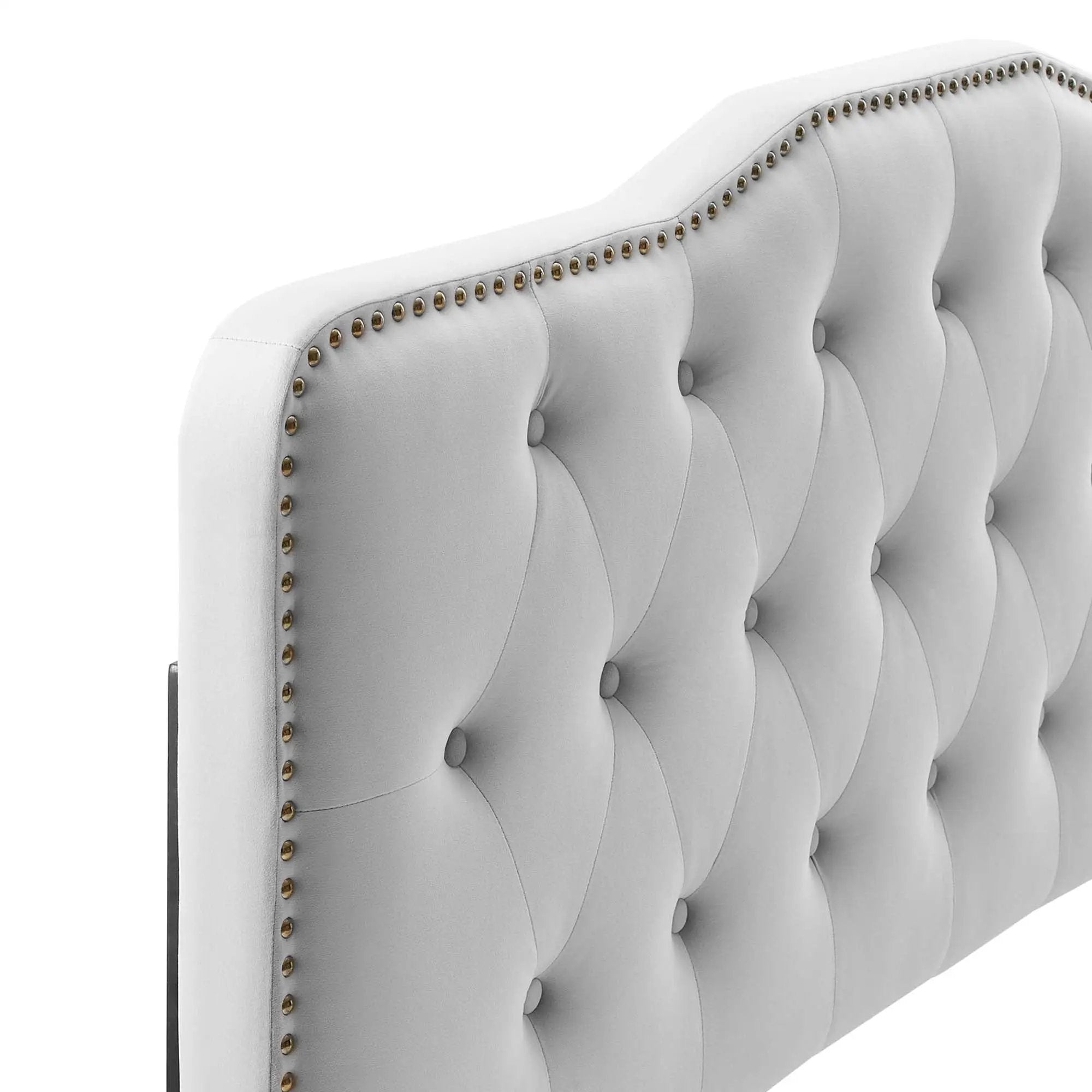 Sophia Tufted Performance Velvet King/California King Headboard by HouseOfZazla