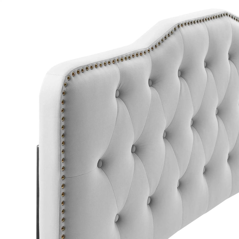 Sophia Tufted Performance Velvet King/California King Headboard by HouseOfZazla