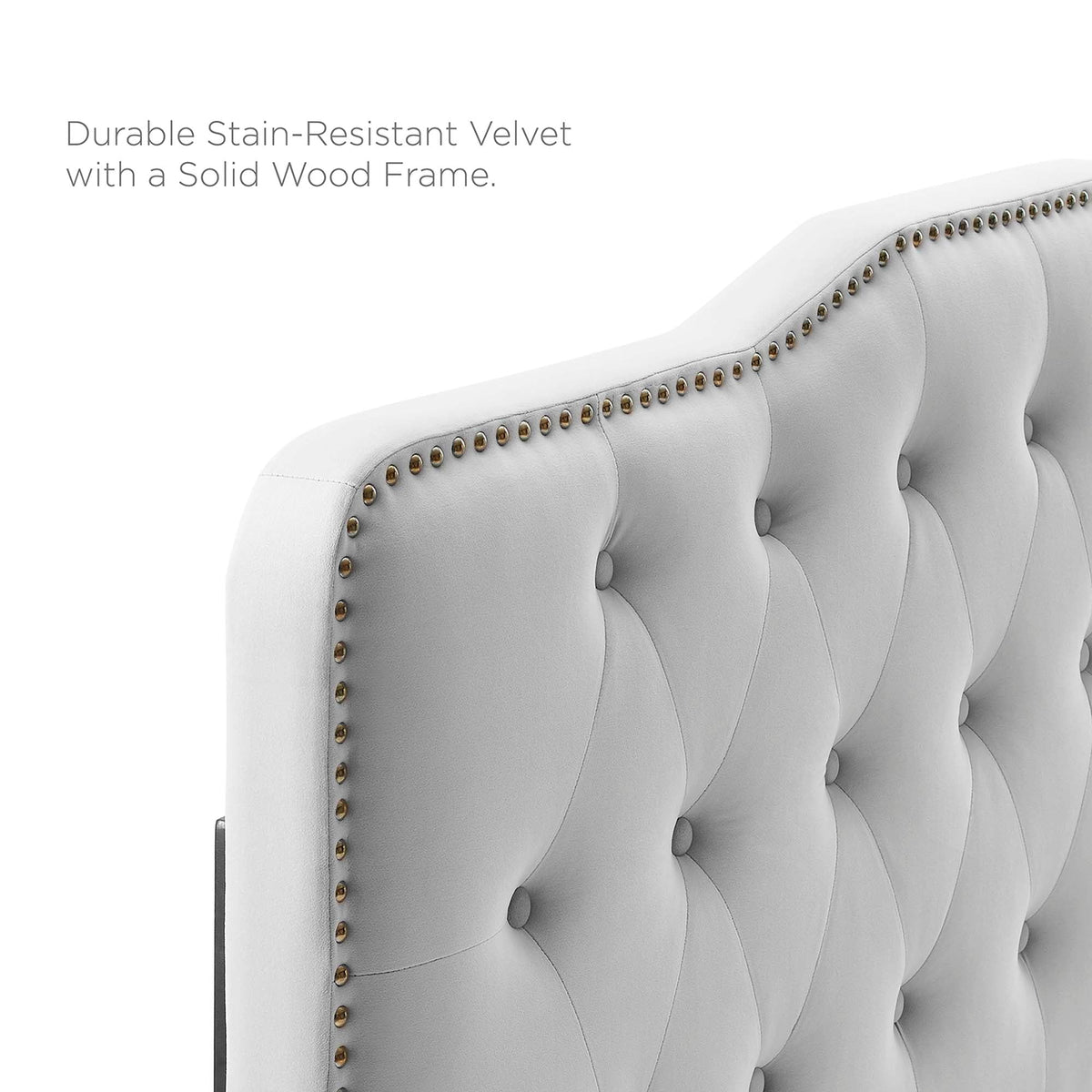 Sophia Tufted Performance Velvet Headboard by Modway, photo 16 of 21