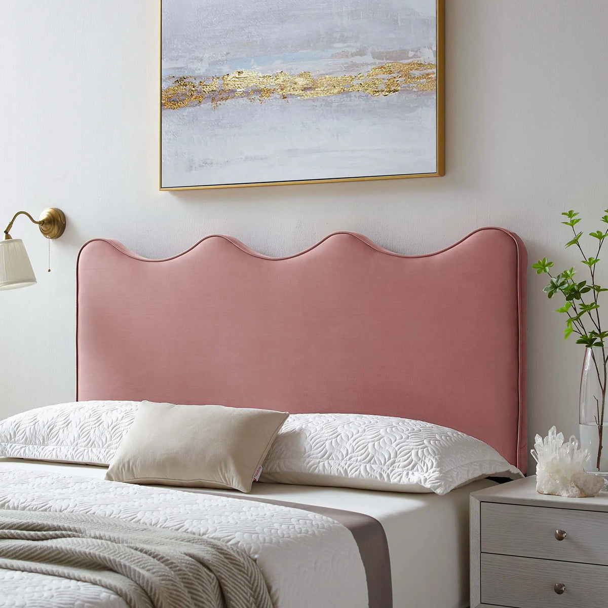 Athena Performance Velvet Twin Headboard by Modway by HouseOfZazla