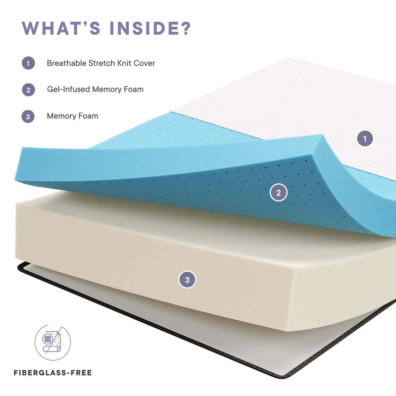 Aveline 16" Memory Foam Mattress by Modway by HouseOfZazla