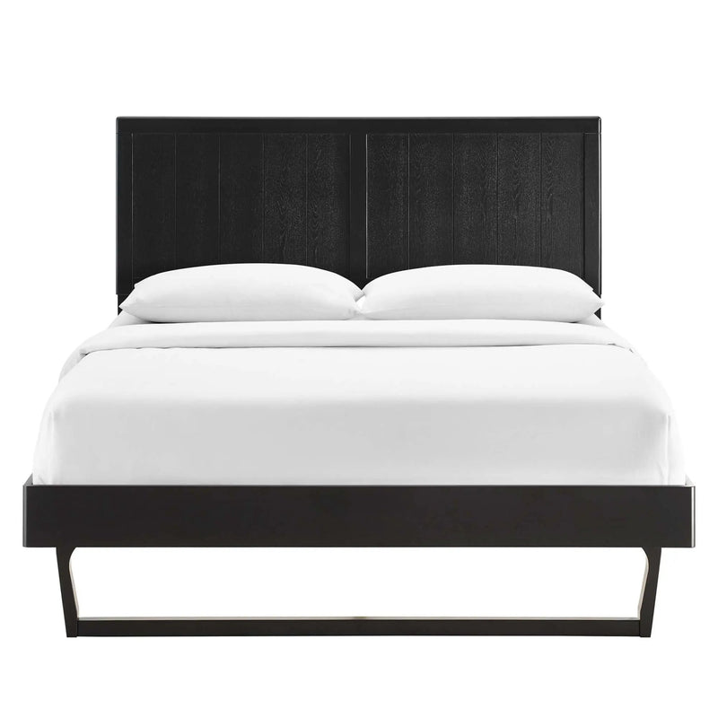 Alana Wood Full Platform Bed with Angular Frame by Modway by HouseOfZazla