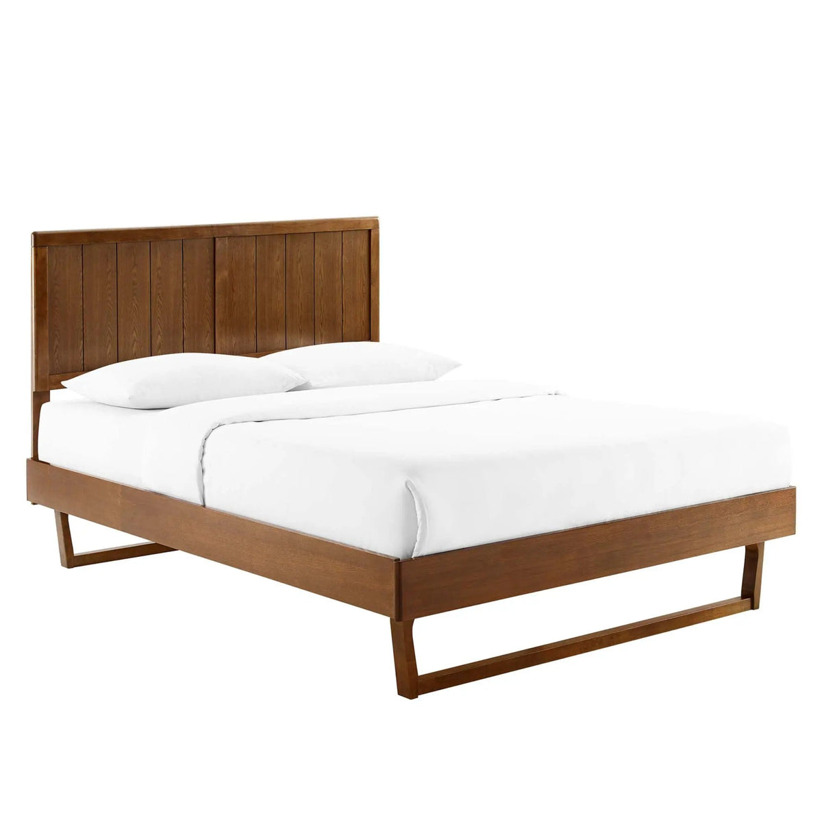 Alana Wood Full Platform Bed with Angular Frame by Modway by HouseOfZazla