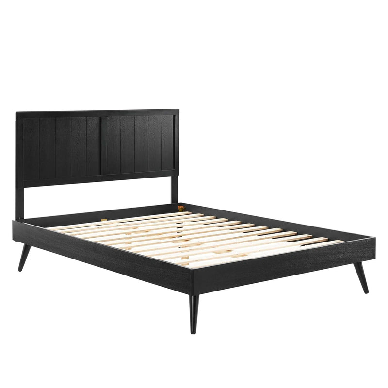 Alana Wood Full Platform Bed with Splayed Legs by Modway by HouseOfZazla
