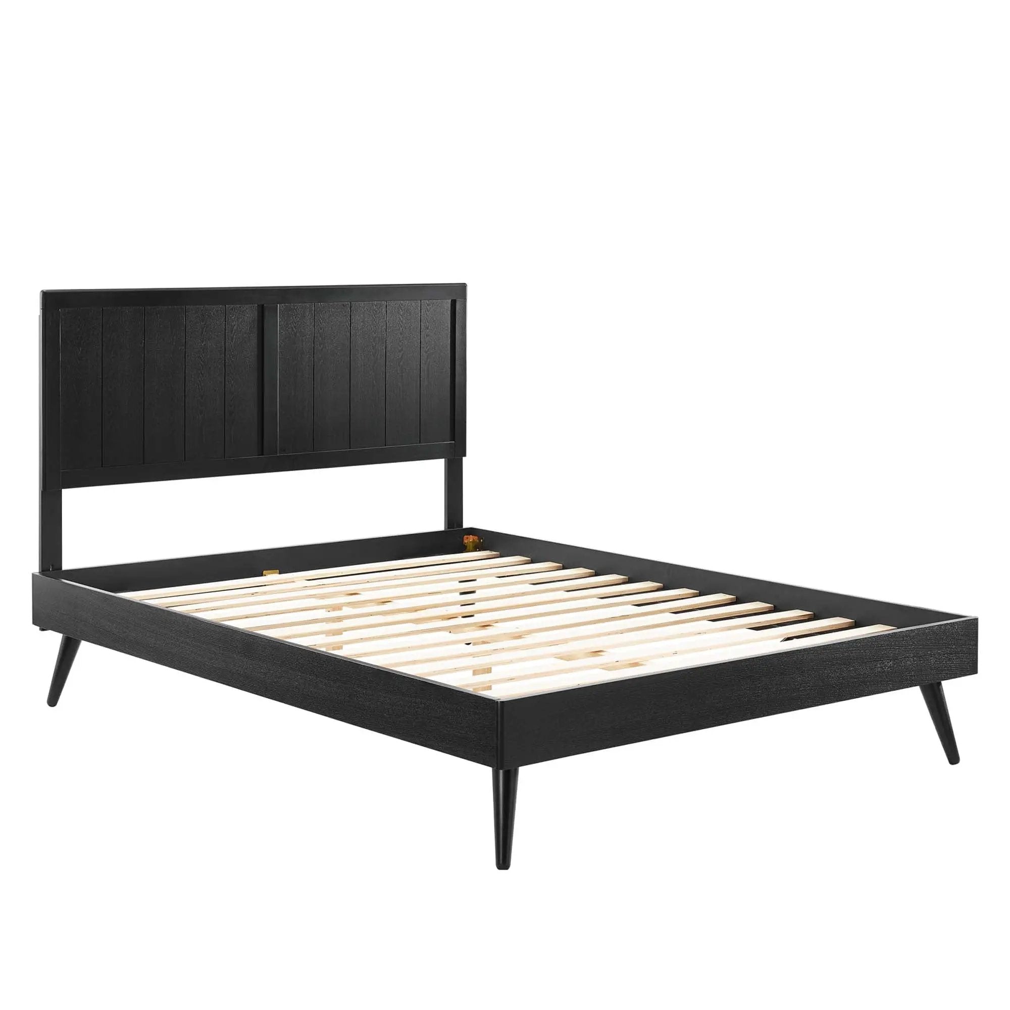 Alana Wood King Platform Bed With Splayed Legs by Modway by HouseOfZazla