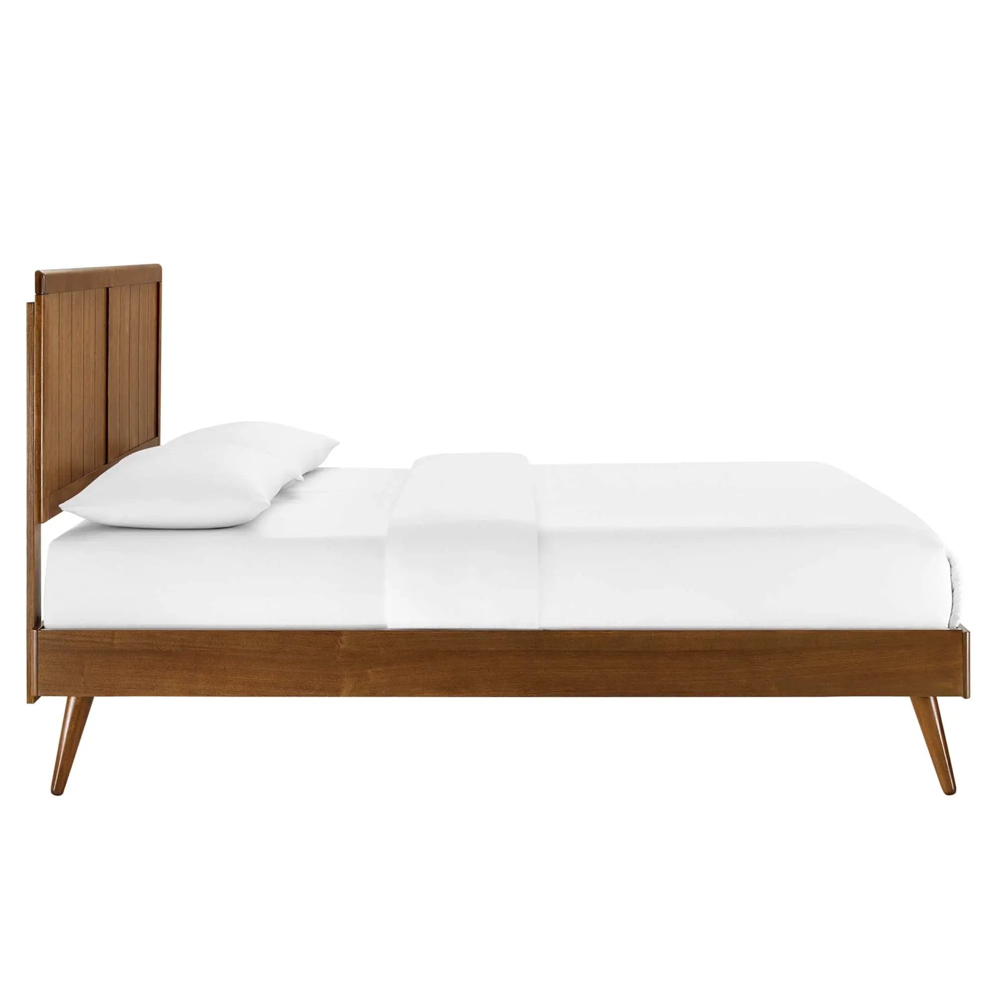 Alana Wood King Platform Bed With Splayed Legs by Modway by HouseOfZazla