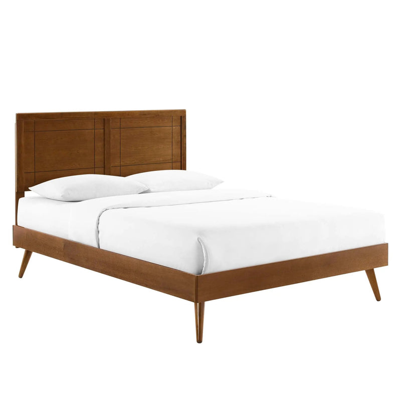 Marlee Wood Platform Bed with Angular Frame by Modway by HouseOfZazla