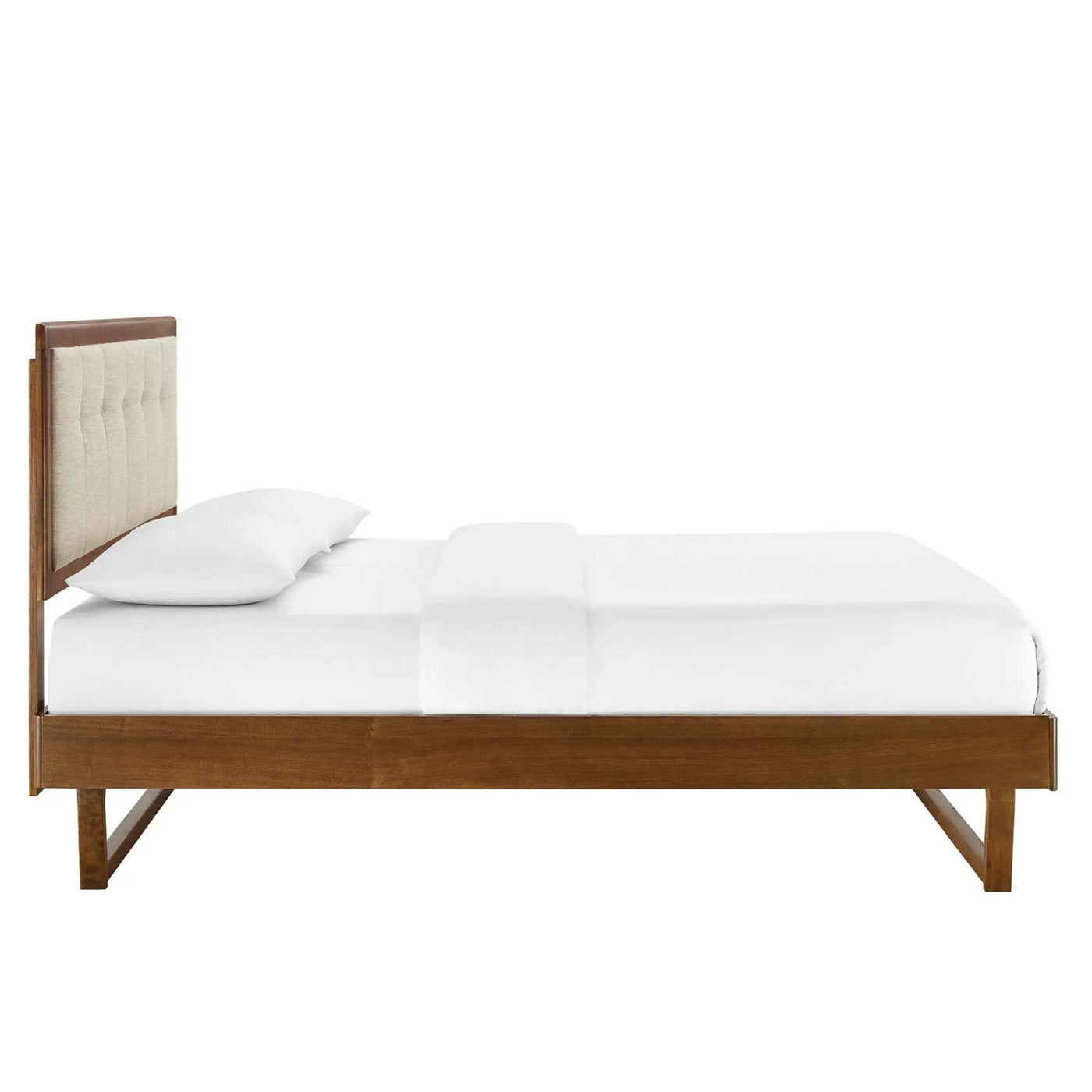 Willow Wood Full Platform Bed With Angular Frame by Modway by HouseOfZazla